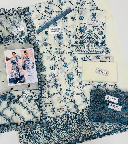 Heavy Embroidered 3 piece