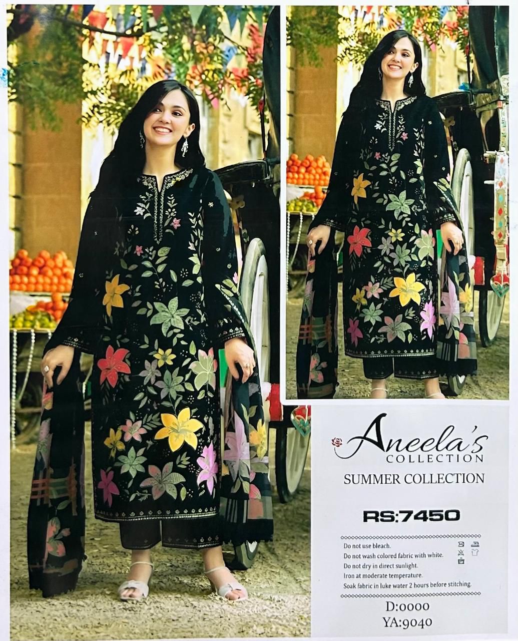 Heavy Embroidered Lawn 3pc